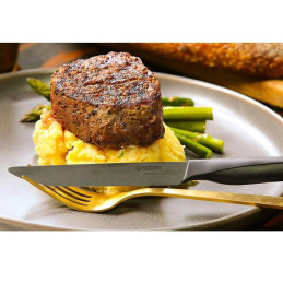 Kyocera Sada steakových nožů, 4 ks, černá rukojeť, černá čepel