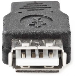 NEDIS redukce USB 2.0/ zástrčka USB micro B - zásuvka USB A/ černý/ blistr