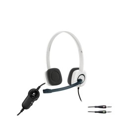 Zestaw słuchawkowy stereo Logitech H150 - CLOUD WHITE - ANALOGOWY - EMEA
