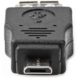 NEDIS redukce USB 2.0/ zástrčka USB micro B - zásuvka USB A/ černý/ blistr