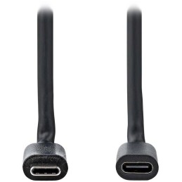 NEDIS prodlužovací kabel USB 3.2 Gen 1/ USB-C zástrčka - USB-C zásuvka/ kulatý/ černý/ bulk/ 1m