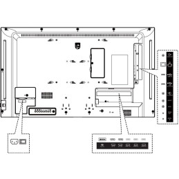 Philips ADS panel – 32" D-LED displej, FHD rozlišení, ADS panel, jas 400 cd/m2, provoz 24/7