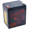 CSB Pb backup battery HR1227W F2, 12V, 6.5Ah