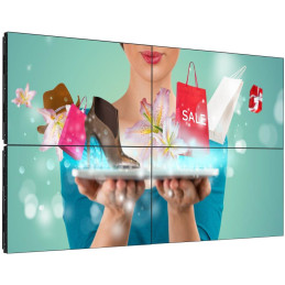 Philips Video Wall IPS panel – 49" D-LED displej, FHD rozlišení, IPS panel, jas 500 cd/m2, Video Wall, provoz 24/7