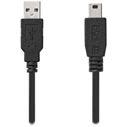 NEDIS kabel USB 2.0/ zástrčka USB-A - zástrčka USB Mini-B 5 pinů/ černý/ bulk/ 3m