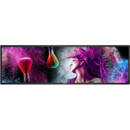 Philips IPS panel – 37" D-LED displej, rozlišení 1920×540, jas 700 cd/m2, AN, provoz 24/7