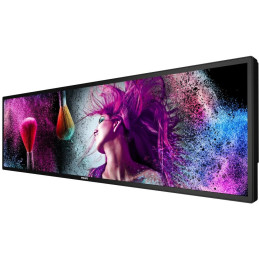 Philips IPS panel – 37" D-LED displej, rozlišení 1920×540, jas 700 cd/m2, AN, provoz 24/7