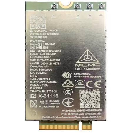 DELL 5G modem/ karta MediaTek T700 (DW5933E) WWAN