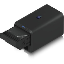 Ubiquiti UniFi UNAS 2 B - NAS server, 2x 3,5" slot HDD/SSD, RAID, 2.5GbE, 5Gbps USB-C, PoE++, černý