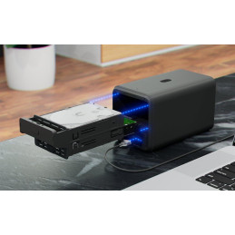 Ubiquiti UniFi UNAS 2 B - NAS server, 2x 3,5" slot HDD/SSD, RAID, 2.5GbE, 5Gbps USB-C, PoE++, černý