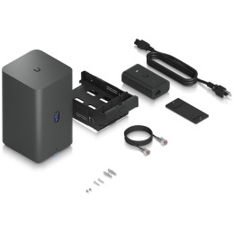 Ubiquiti UniFi UNAS 2 B - NAS server, 2x 3,5" slot HDD/SSD, RAID, 2.5GbE, 5Gbps USB-C, PoE++, černý