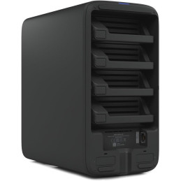 Ubiquiti UniFi UNAS 4 B - NAS server, 4x 3,5" slot HDD, 2x M.2 NVMe SSD slot, RAID, 2.5GbE, 5Gbps USB-C, PoE+++, černý