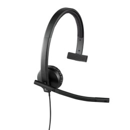Logitech UC kabelgebundenes Mono-USB-Headset H570e (Kunstlederpolster) – Business EMEA