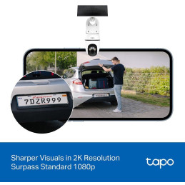 TP-Link Tapo C610 KIT otočná venkovní WiFi Kamera, 3MPx, 2304 × 1296, audio, IR 10m, MicroSD, IP65