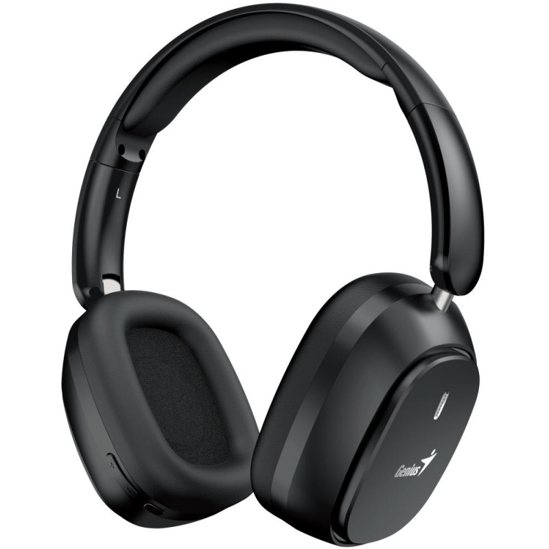 GENIUS wireless headset HS-820BT/ black/ BT5.4/ USB-C charging/ foldable