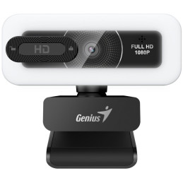 GENIUS FaceCam Light/ 2M 1080P/ LED světlo/ kryt soukromí/ USB-C/ USB/ UVC/ mikrofon/ černá