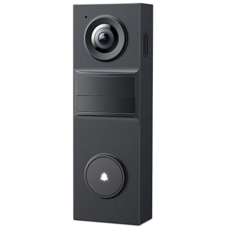 TP-Link Tapo D205, Chytrý Video zvonek, 3MP kamera, detekce osob, 160° zorné pole, IP65, SD slot, bez hubu