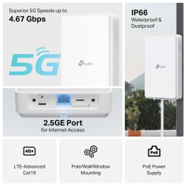 TP-Link NE200-Outdoor 5G Router, 1x 2,5GLAN PoE, IP66
