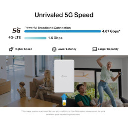 TP-Link NE200-Outdoor 5G Router, 1x 2,5GLAN PoE, IP66