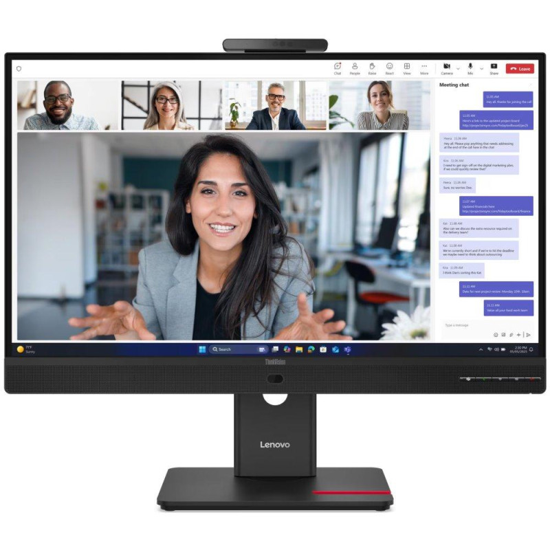 Lenovo T27QD-4v/ 27"/ IPS/ 2560x1440/ 16:9/ 300cd/m2/ 1500:1/ 4ms/ HDMI/ DP/ USB/ USB-C/ LAN/ PIVOT