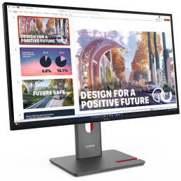 Lenovo P27QD-40/ 27"/ IPS/ 2560x1440/ 16:9/ 350cd/m2/ 1500:1/ 4ms/ HDMI/ DP/ USB/ USB-C/ LAN/ PIVOT