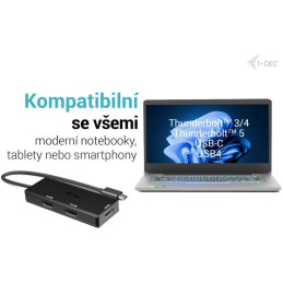 I-tec USB-C Triple 4K HDMI video adaptér, Power Delivery 100W
