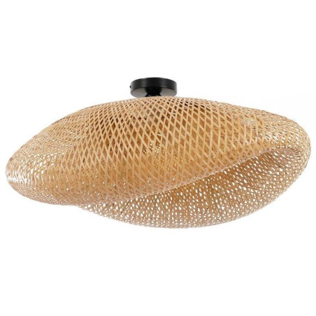 IMMAX BOHO HILO designové stropní svítidlo, D80cm, E27, bambus