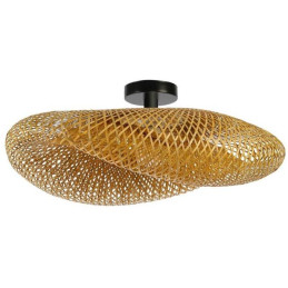 IMMAX BOHO HILO designové stropní svítidlo, D80cm, E27, bambus