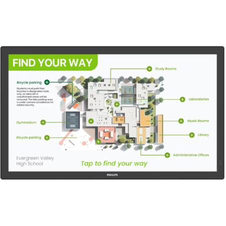 Philips IPS panel –  55", VA - UHD, 24/7, 450 / 500cd, anti-glare, anti-fingerprint, HDMI, DP, USB, GLAN