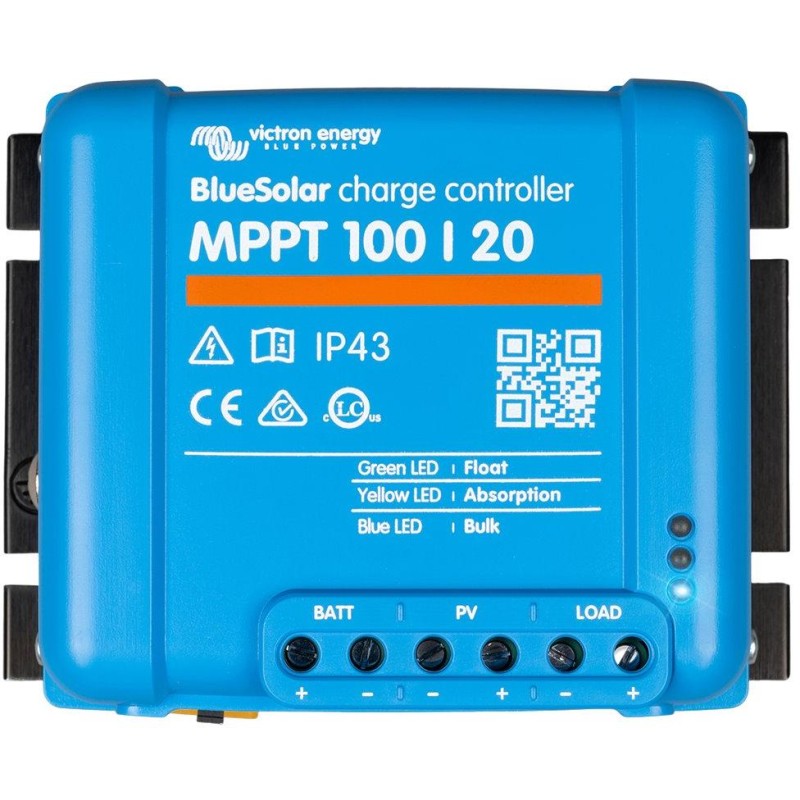 Victron BlueSolar 100/20 MPPT regulátor, 12/24/48V