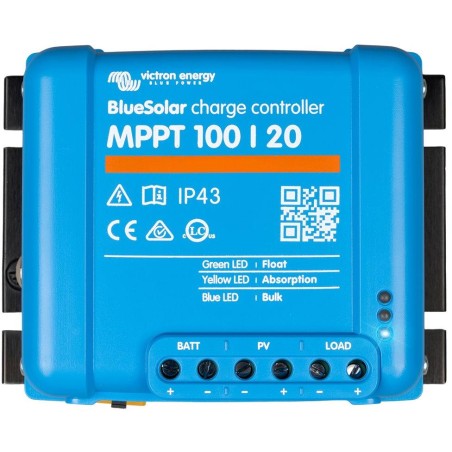 Victron BlueSolar 100/20 MPPT regulátor, 12/24/48V