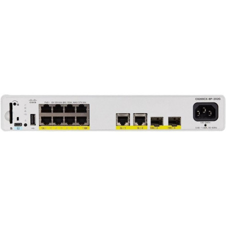 Cisco Catalyst 9000 Compact Switch 8 port PoE+, 240W, Adv