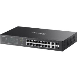 TP-Link ES220GP, Omada 20-Port Gigabit Easy Managed Switch, 2x GLAN, 16x GLAN PoE+, 2x SFP, 150W PoE budget, 1U
