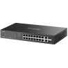 TP-Link ES220GP, przełącznik gigabitowy Omada z 20 portami, łatwy w zarządzaniu, 2x GLAN, 16x GLAN PoE+, 2x SFP, budżet PoE 150 