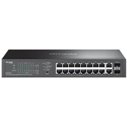 TP-Link ES220GP, Omada 20-Port Gigabit Easy Managed Switch, 2x GLAN, 16x GLAN PoE+, 2x SFP, 150W PoE budget, 1U