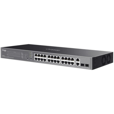 TP-Link ES228GP, Omada 28-Port Gigabit Easy Managed Switch, 2x GLAN, 24x GLAN PoE+, 2x SFP, 250W PoE budget, 1U
