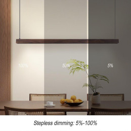 IMMAX NEO MADEIRA SMART lineár osvětlení, dřevo ořech, 122cm, Wi-Fi, TUYA