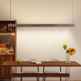 IMMAX NEO MADEIRA SMART lineár osvětlení, dřevo ořech, 122cm, Wi-Fi, TUYA