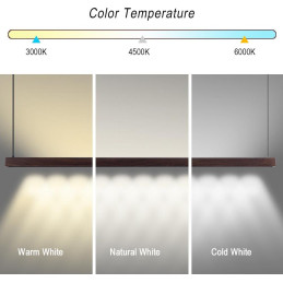 IMMAX NEO MADEIRA SMART lineár osvětlení, dřevo ořech, 202cm, Wi-Fi, TUYA