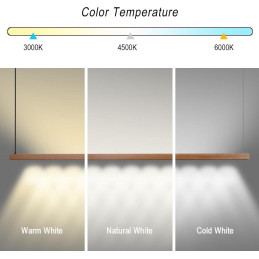 IMMAX NEO MADEIRA SMART lineár osvětlení, dřevo dub, 202cm, Wi-Fi, TUYA