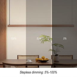 IMMAX NEO MADEIRA SMART lineár osvětlení, dřevo dub, 202cm, Wi-Fi, TUYA