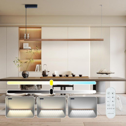 IMMAX NEO MADEIRA SMART lineár osvětlení, dřevo dub, 202cm, Wi-Fi, TUYA