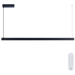 IMMAX NEO MADEIRA SMART lineár osvětlení, dřevo černé, 152cm, Wi-Fi, TUYA