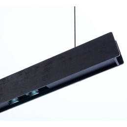 IMMAX NEO MADEIRA SMART lineár osvětlení, dřevo černé, 152cm, Wi-Fi, TUYA