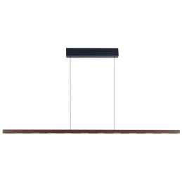 IMMAX NEO MADEIRA lineár osvětlení, dřevo ořech, 157cm, stmívatelné senzorem