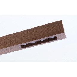 IMMAX NEO MADEIRA lineár osvětlení, dřevo ořech, 157cm, stmívatelné senzorem