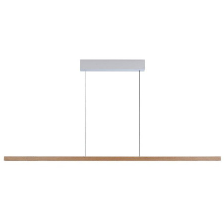 IMMAX NEO MADEIRA lineár osvětlení, dřevo jasan, 157cm, stmívatelné senzorem
