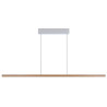 IMMAX NEO MADEIRA linear lighting, ash wood, 157cm, dimmable with sensor