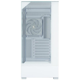 Zalman skříň P40 Prism Plus / midT / 4x120mm ARGB fan / 2xUSB 3.0 / USB-C / panoramatická / bílá