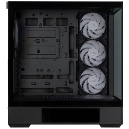 Zalman skříň P40 DS / ATX / 4x120mm ARGB fan / 2xUSB 3.0 / USB-C / displej / panoramatická / černá